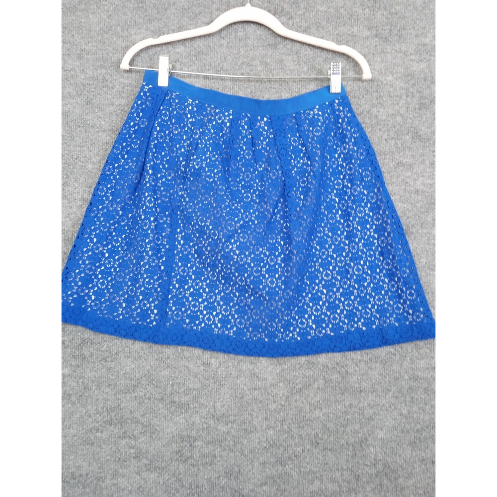 Marc by Marc Jacobs Blue Lace Skirt Women's Size 0 Mini Party Cocktail